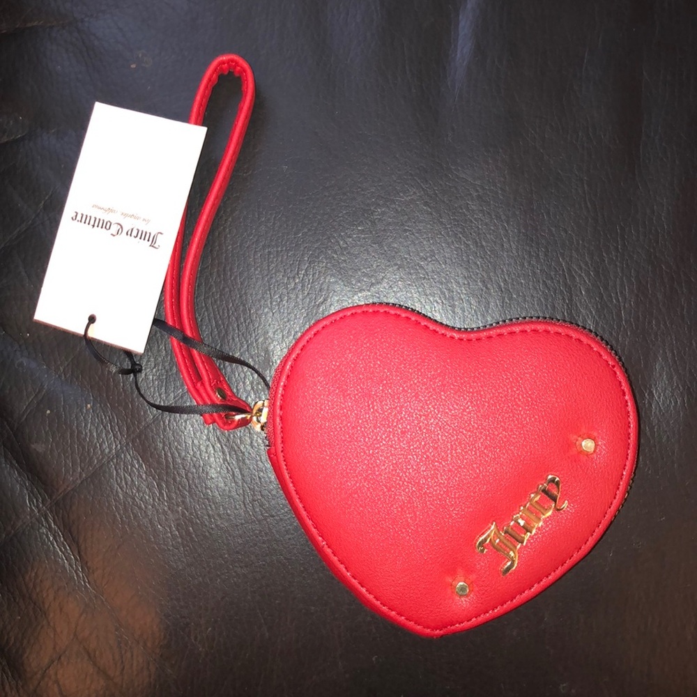 Juicy couture heart coin purse